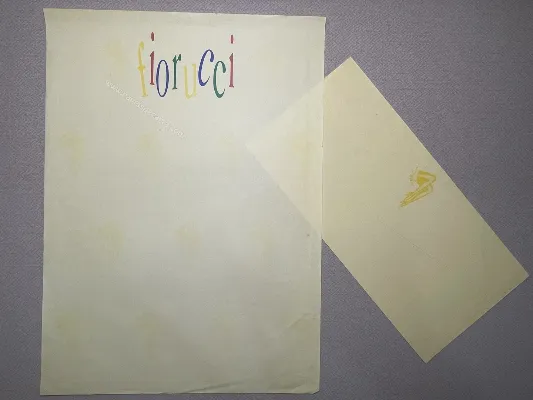 Conjunto de papel de carta antigo - 958