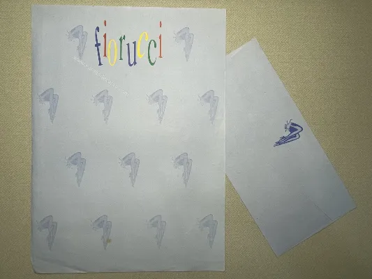Conjunto de papel de carta antigo - 959