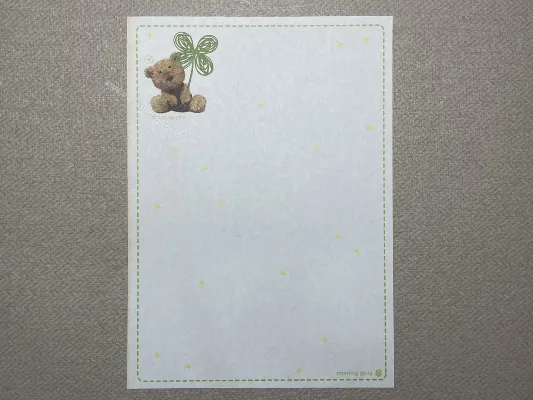 Papel de carta - Coleção Morning Glory - 32