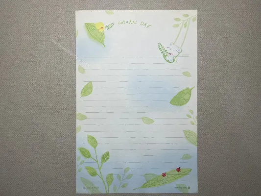 Papel de carta - Coleção Morning Glory - 59