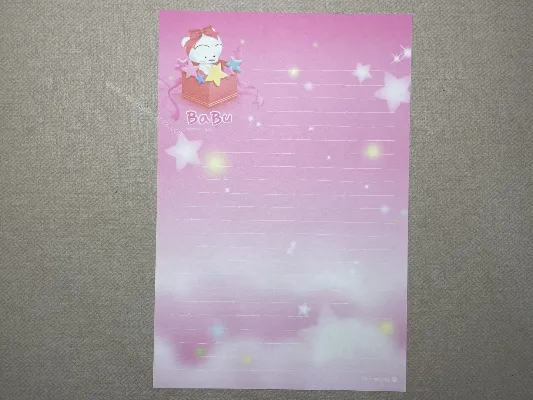 Papel de carta - Coleção Morning Glory - 62