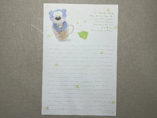 Papel de carta - Coleção Morning Glory - 64