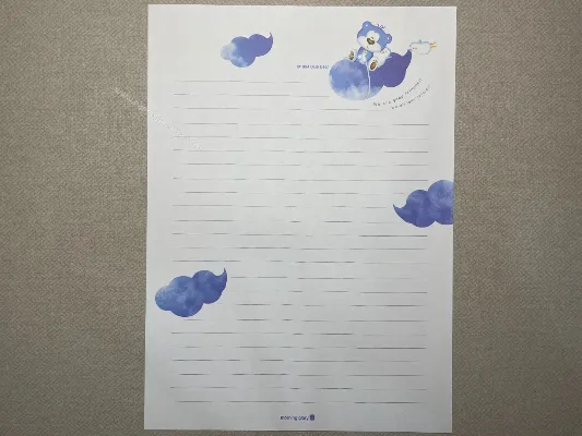 Papel de carta - Coleção Morning Glory - 73