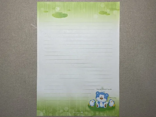 Papel de carta - Coleção Morning Glory - 77
