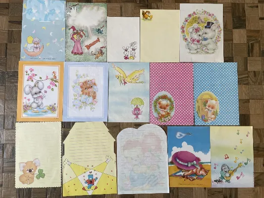 Kit Combo Iniciante - 15 Papéis de Carta Sortidos (Sem Repetição) - 05