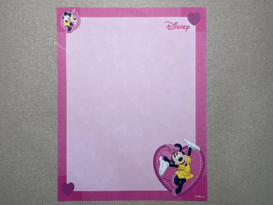 Papel de carta da Minnie - 20