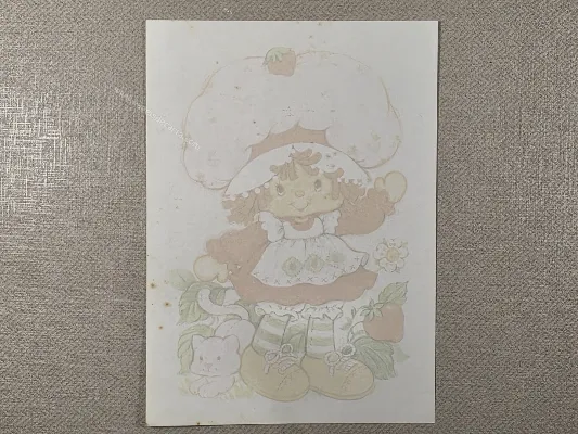 Papel de carta pequeno da Moranguinho 131