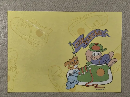 Papel de carta antigo da Turma da Mônica 83