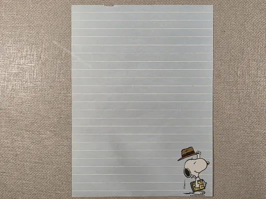 Papel de carta do Snoopy 70
