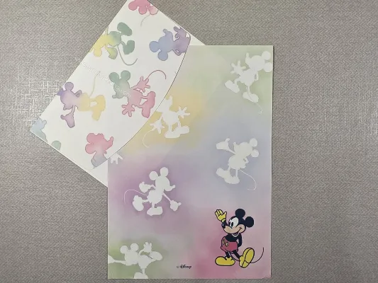 Papel de carta antigo do Mickey - 29