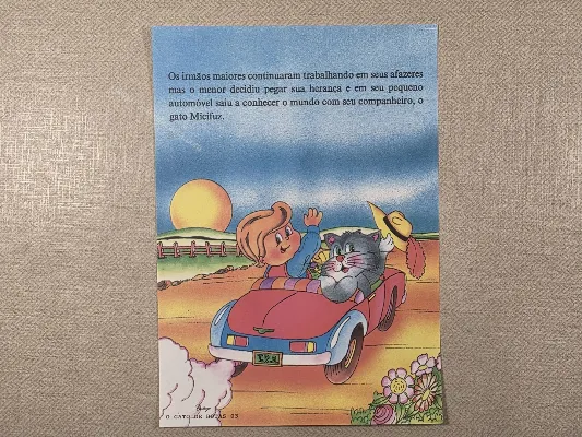 Papel de carta Cartiuge - O Gato de Botas - 03