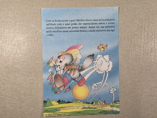 Papel de carta Cartiuge - O Gato de Botas - 06
