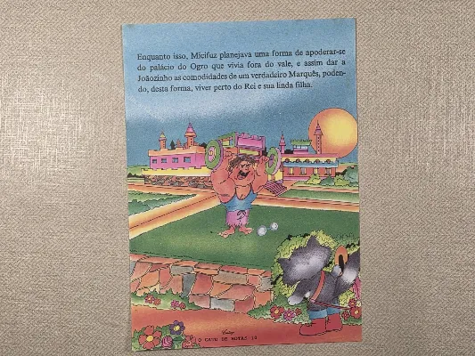 Papel de carta Cartiuge - O Gato de Botas - 10