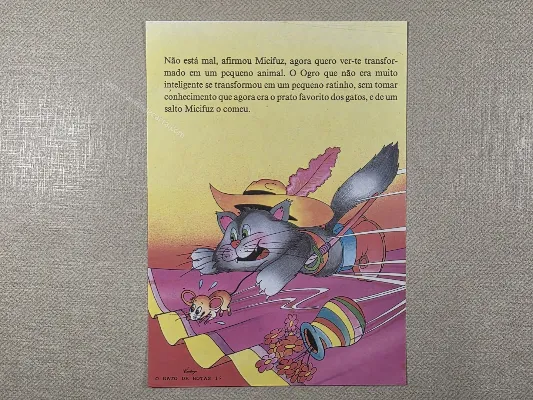 Papel de carta Cartiuge - O Gato de Botas - 12