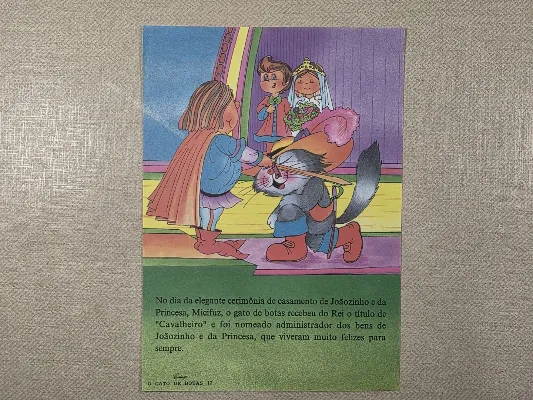 Papel de carta Cartiuge - O Gato de Botas - 17