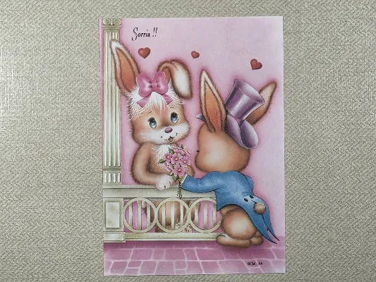 Mini papel de carta Sorria-  BCM-44