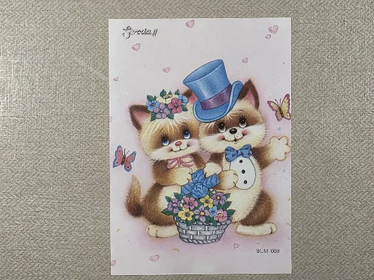 Mini papel de carta Sorria-  BCM-069