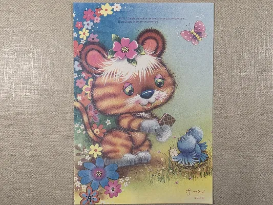 Papel de carta médio Sorria - 163