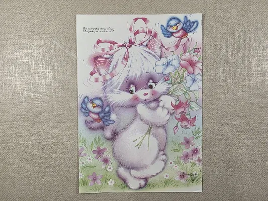 Papel de carta médio Sorria - 166