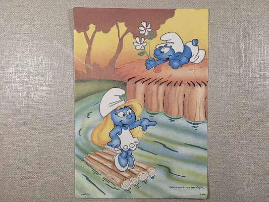 Papel de carta- Coleção PC - Smurfs - 0515