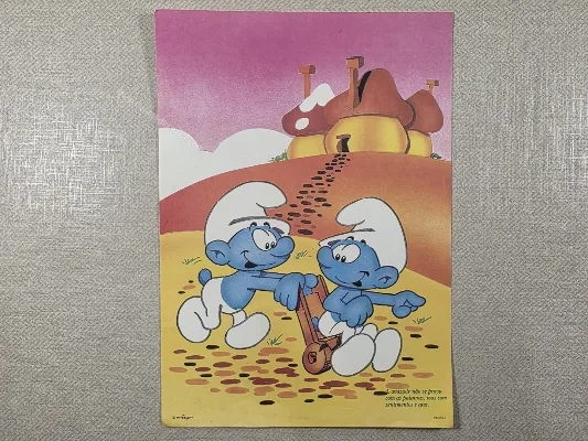 Papel de carta- Coleção PC - Smurfs - 0512