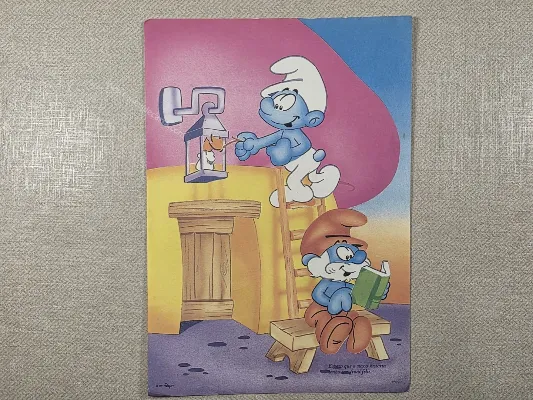 Papel de carta- Coleção PC - Smurfs - 0511