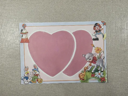 Papel de carta antigo - Bichinhos - 3978