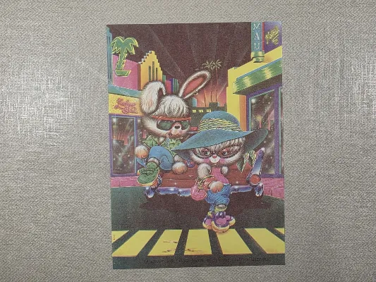 Papel de carta antigo - Bichinhos - 3980