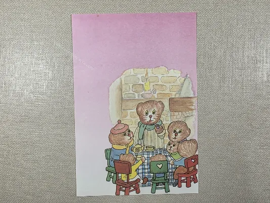 Papel de carta antigo - Bichinhos - 3982