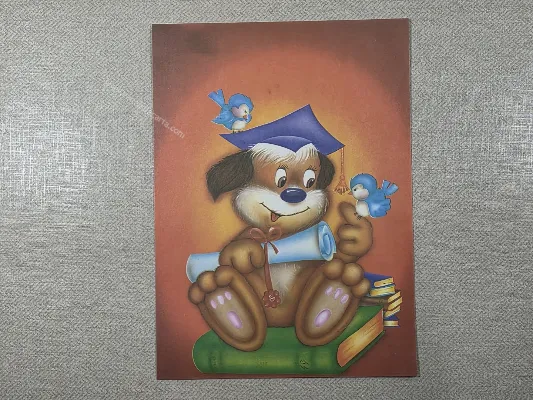 Papel de carta antigo - Bichinhos - 3986