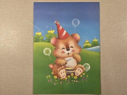 Papel de carta antigo - Bichinhos - 3993