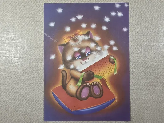 Papel de carta antigo - Bichinhos - 3997