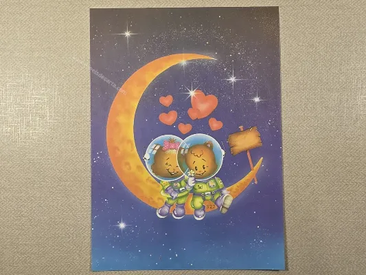 Papel de carta antigo - Bichinhos - 4004