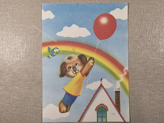 Papel de carta antigo - Bichinhos - 4005