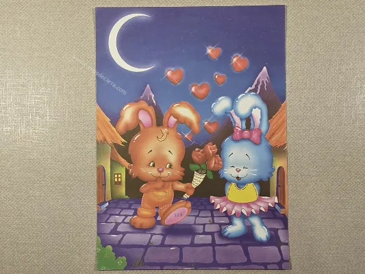 Papel de carta antigo - Bichinhos - 4006