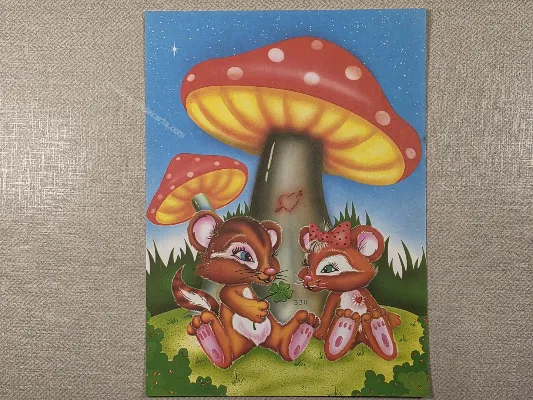 Papel de carta antigo - Bichinhos - 4007