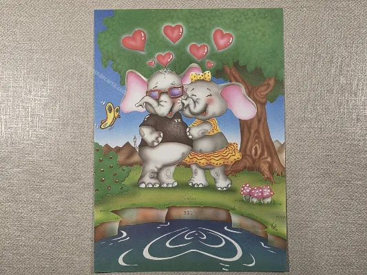 Papel de carta antigo - Bichinhos - 4008