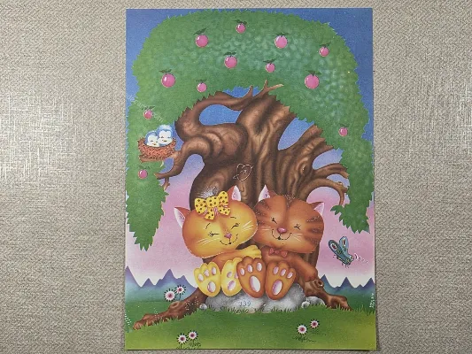 Papel de carta antigo - Bichinhos - 4015