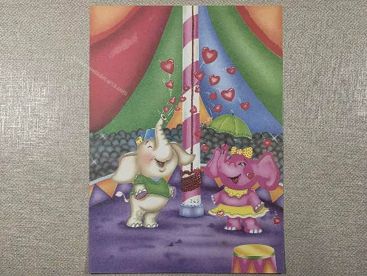 Papel de carta antigo - Bichinhos - 4018