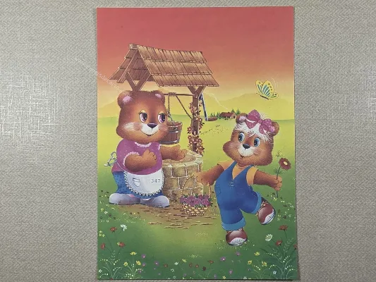 Papel de carta antigo - Bichinhos - 4020