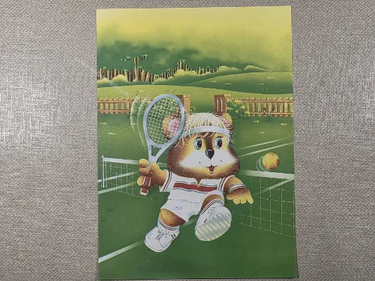 Papel de carta antigo - Bichinhos - 4022