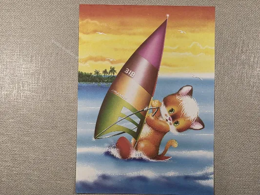 Papel de carta antigo - Bichinhos - 4026