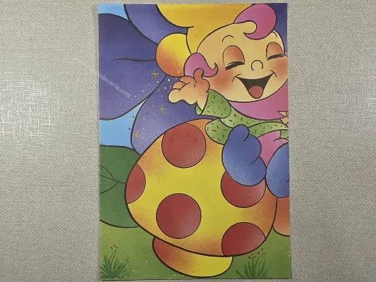 Papel de carta antigo - Bichinhos - 4036