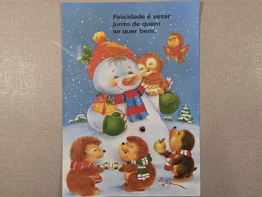 Papel de carta antigo - Bichinhos - 4043