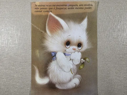 Papel de carta antigo - Bichinhos - 4044