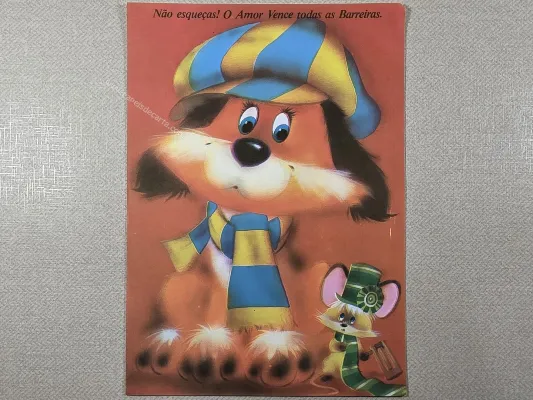 Papel de carta antigo - Bichinhos - 4051