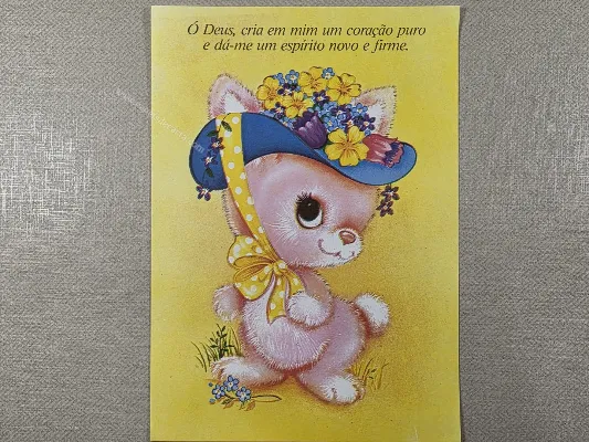 Papel de carta antigo - Bichinhos - 4052