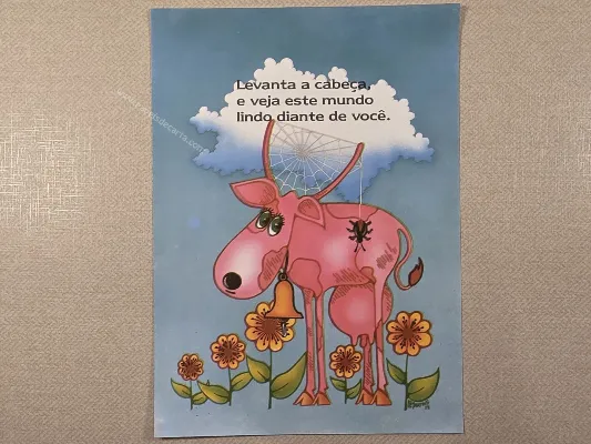 Papel de carta antigo - Bichinhos - 4054
