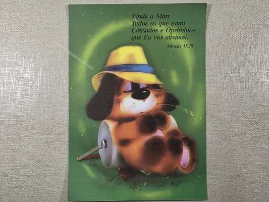 Papel de carta antigo - Bichinhos - 4055