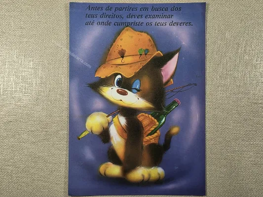Papel de carta antigo - Bichinhos - 4060